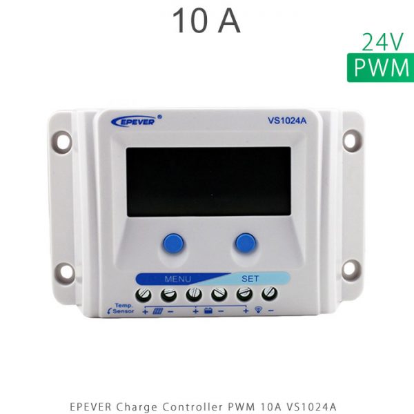 شارژ کنترلر 10A و 24V مدل VS1024A/AU سری PWM برند EPEVER